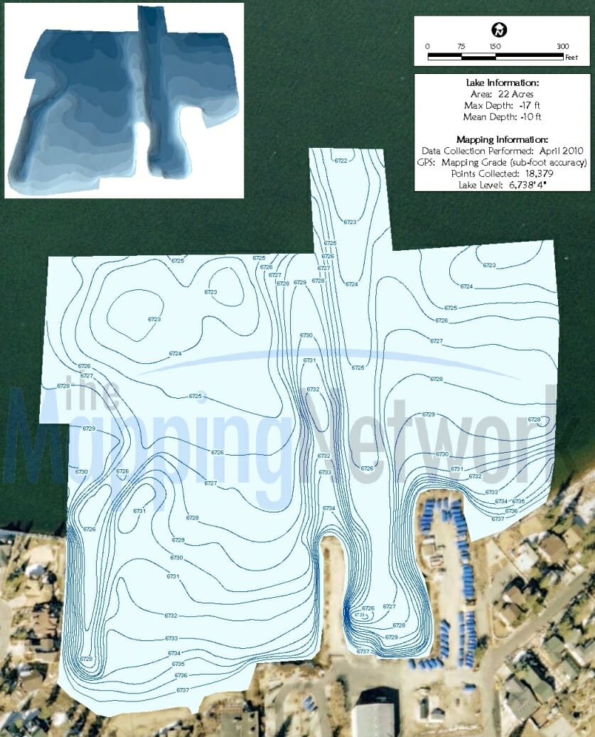Engineers use GPS Lake Map to Plan for Dredging Project | The Mapping ...