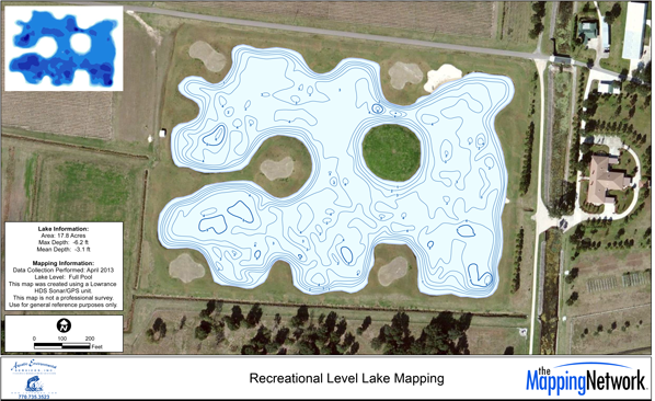 Recreational Lake Map